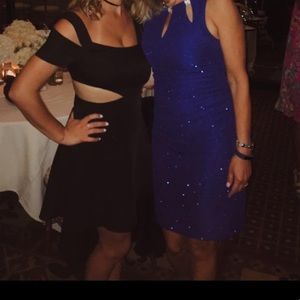 BCBG dress with cut outs